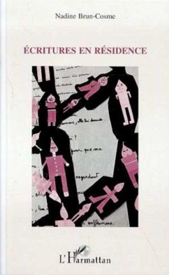 Cover ECRITURE EN RESIDENCE (eBook, PDF)