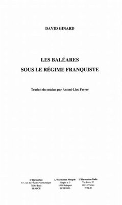 Beleares sous le regime franquiste les (eBook, PDF)