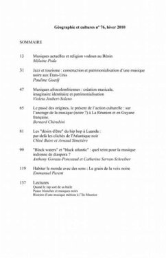 Geographie des musiques noires (eBook, PDF)