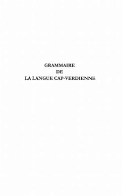 GRAMMAIRE DE LA LANGUE CAP-VERDIENNE (eBook, PDF) - Nicolas Quint