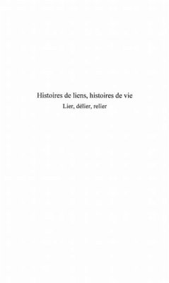 Histoires de liens, histoires de vie (eBook, PDF)
