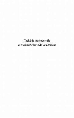 Cover Traite de methodologie et d'epistemiolog (eBook, PDF)