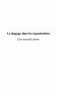 LE LANGAGE DANS LES ORGANISATIONS... - Bild 1