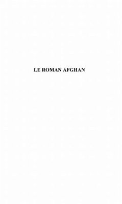 LE ROMAN AFGHAN (eBook, PDF)