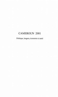 Cover CAMEROUN 2001 (eBook, PDF)
