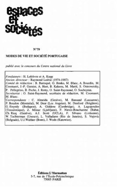 Modes de vie et societe portugaise (eBook, PDF)