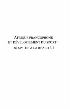 Cover Afrique francophone et developpement du (eBook, PDF)