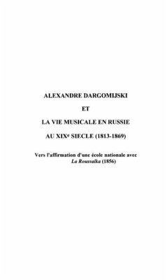 Alexandre dargomijski et vie musicale en (eBook, PDF) Cover Alexandre dargomijski et vie musicale en (eBook, PDF)