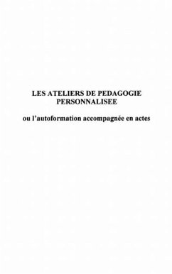 Cover LES ATELIERS DE PEDAGOGIE PERSONNALISEE (eBook, PDF)