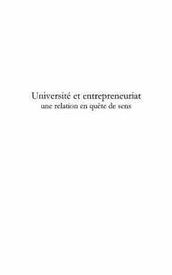 Universite et entrepreneuriat (eBook, PDF) Universite et entrepreneuriat (eBook, PDF)