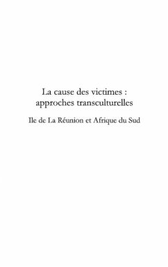 Cover Cause des victimes: approches transculturelles (eBook, PDF)
