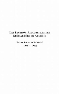 LES SECTIONS ADMINISTRATIVES SPECIALISEES EN ALGERIE (eBook, PDF)