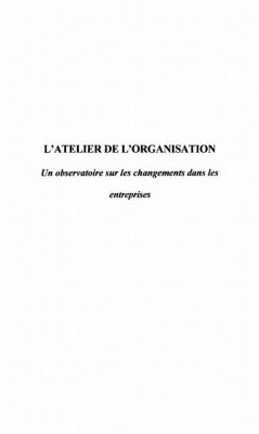 Atelier de l'organisation (eBook, PDF)