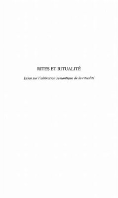 RITES ET RITUALITE (eBook, PDF)