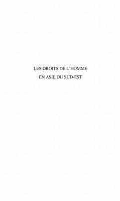 Les droits de l'homme en Asie du Sud-Est (eBook, PDF)