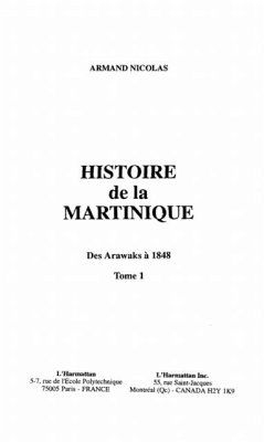 Cover Histoire de la Martinique (eBook, PDF)