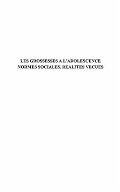 Cover Les Grossesses a l'adolescence (eBook, PDF)