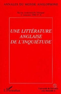 Une litterature anglaise de l'inquietude (eBook, PDF)