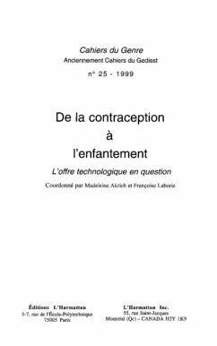 CONTRACEPTION (DE LA) A L'ENFANTEMENT (eBook, PDF)