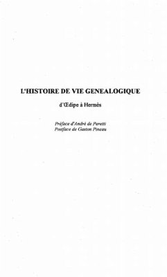 Cover L'histoire de Vie Genealogique (eBook, PDF)