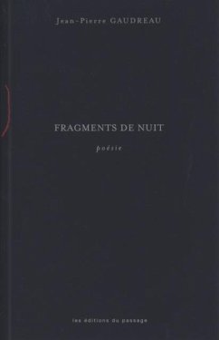 Cover Fragments de nuit (eBook, PDF)