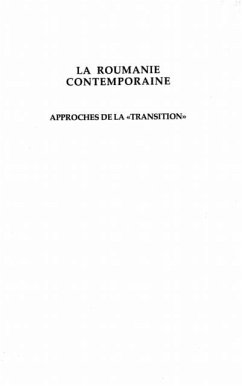 Cover La Roumanie contemporaine (eBook, PDF)