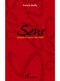Sens - poemes et textes 1961-2005 (eBook, PDF) Sens - poemes et textes 1961-2005 (eBook, PDF)