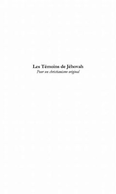 Les temoins de Jehovah (eBook, PDF)