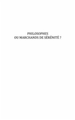 Philosophes ou marchands de serenite? (eBook, PDF)