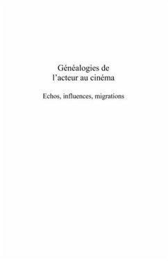 Genealogies de l'acteur au cinema (eBook, PDF)