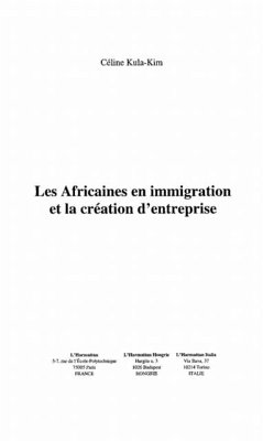 Les Africaines en immigration et la creation d'entreprise (eBook, PDF)