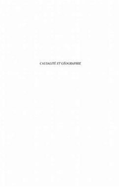 Cover Causalite et geographie (eBook, PDF)