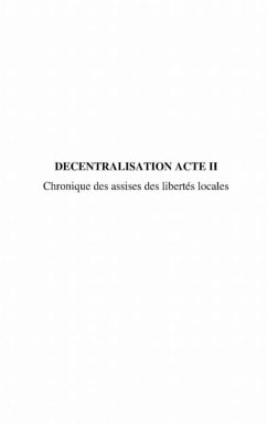 Decentralisation acte ii (eBook, PDF)