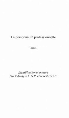 LA PERSONNALITE PROFESSIONNELLE (eBook, PDF)