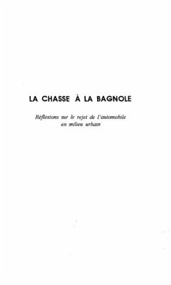 Chasse a la bagnole (eBook, PDF)