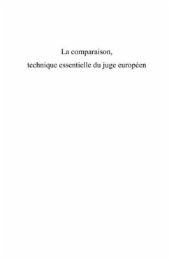 La comparaison, technique essentielle du juge europeen (eBook, PDF)