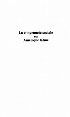 La citoyennete sociale en Amerique latine (eBook, PDF) - Collectif