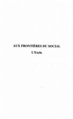 Cover AUX FRONTIERES DU SOCIAL (eBook, PDF)