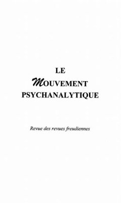 Le Mouvement Psychanalytique Vol. III, 1 (eBook, PDF)