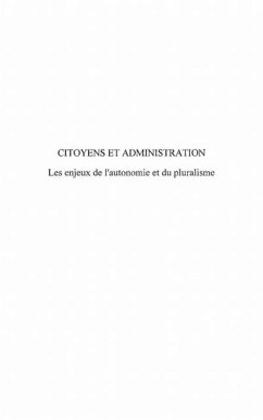 CITOYENS ET ADMINISTRATION (eBook, PDF) CITOYENS ET ADMINISTRATION (eBook, PDF)