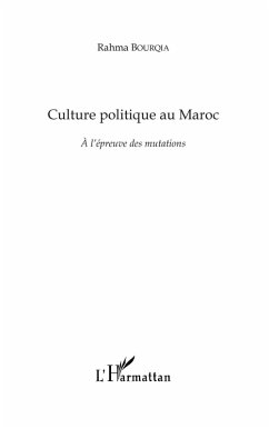Cover Culture politique au Maroc (eBook, ePUB)