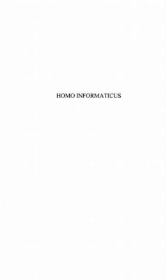 HOMO INFORMATICUS (eBook, PDF)