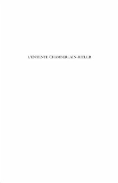 Cover Entente Chamberlain-Hitler L' (eBook, PDF)