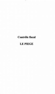 Cover Controle fiscal: le piege (eBook, PDF)