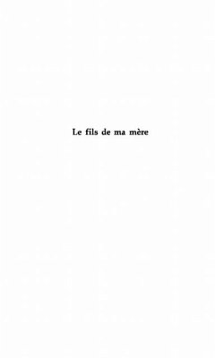 LE FILS DE MA MERE (eBook, PDF) - Banjout Severine