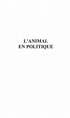 Animal en politique l' (eBook, PDF) - Collectif