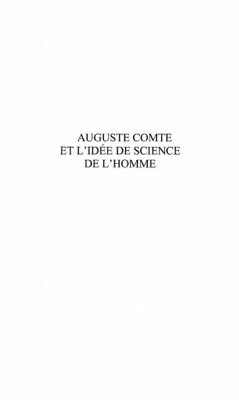 Auguste comte et l'idee des sciences de (eBook, PDF)