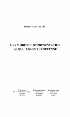 Modes de representation dans l'union europeenne (eBook, PDF) - Saurugger Sabine