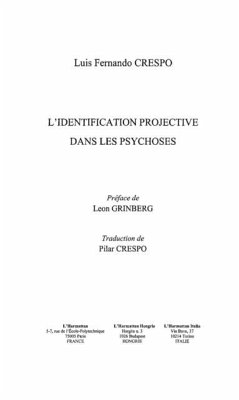 Identification projective dansles psych (eBook, PDF)