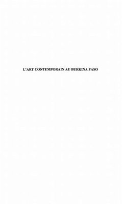 L'ART CONTEMPORAIN AU BURKINA FASO (eBook, PDF)